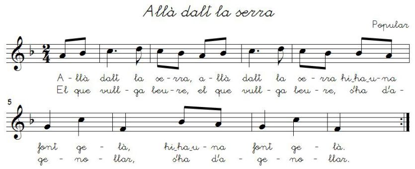 Allà dalt la serra