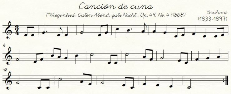 Canción de cuna (Brahms)