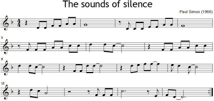 The sounds of silence